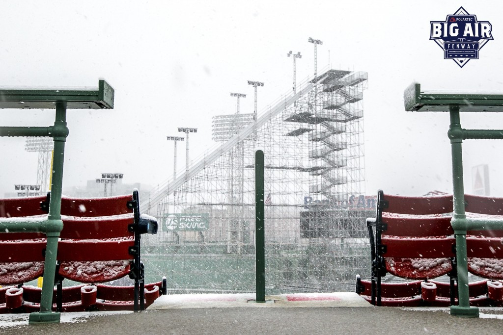Fenway Park ready for skiing's first Big Air World Cup