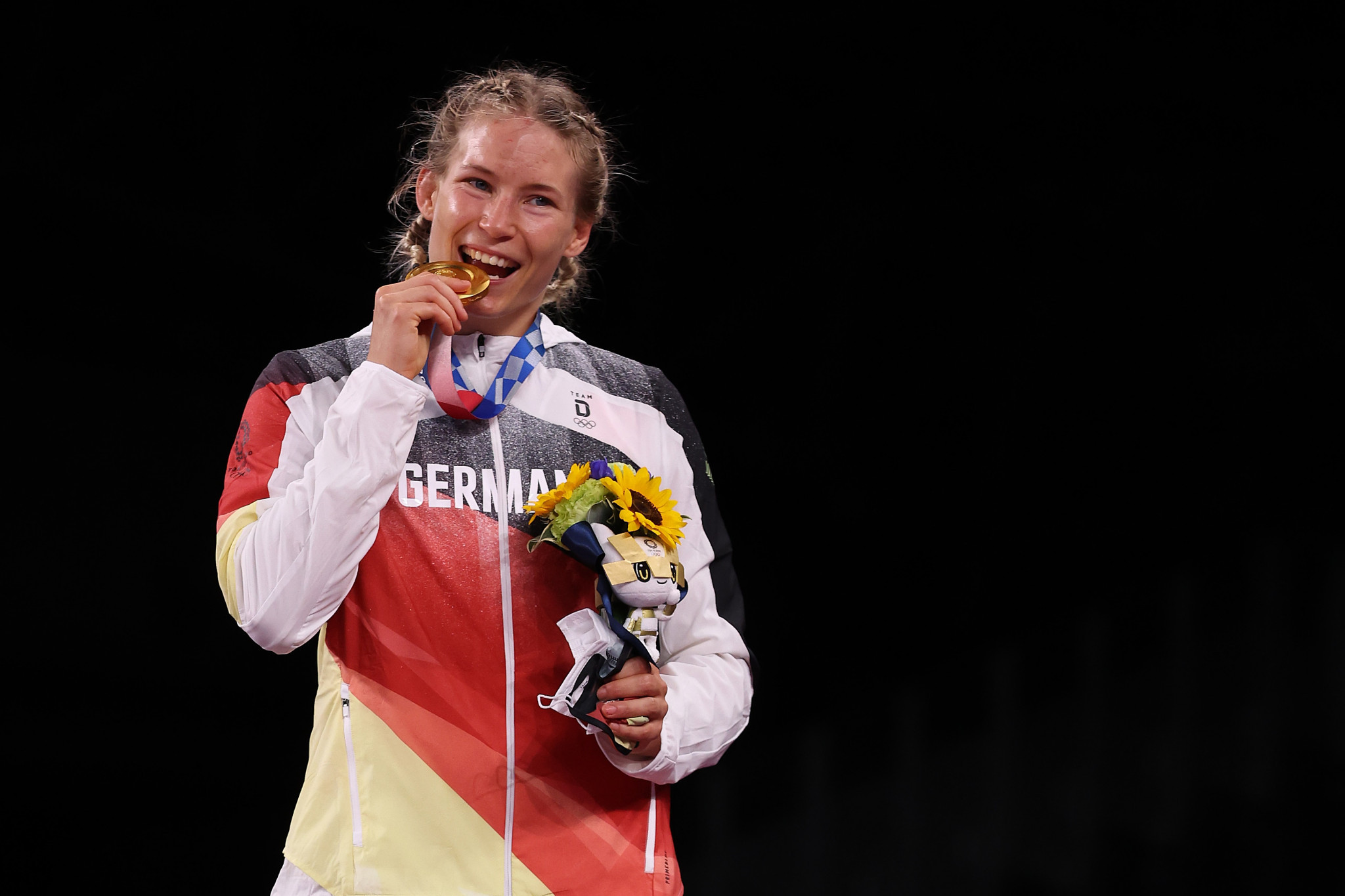 Olympic gold medallist Aline Rotter-Focken is among a number of athletes who have got behind Germany's vaccination appeal ©Getty Images