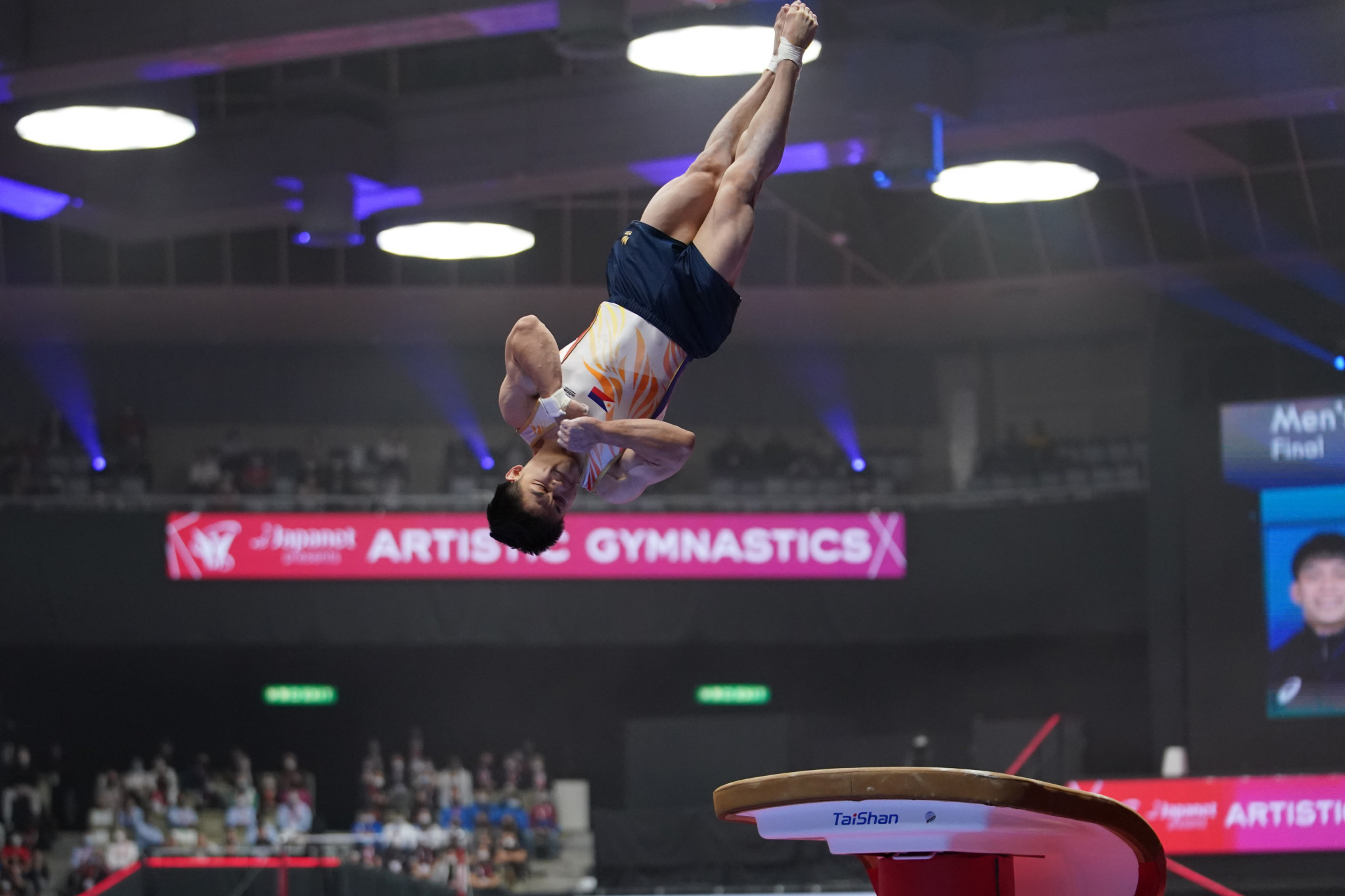 Yulo is the reigning world champion in vault, having claimed the title at the 2021 World Artistic Gymnastics Championships in Kitakyushu in Japan ©Getty Images