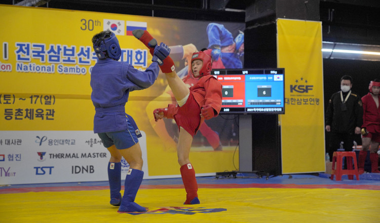 The Korean Sambo Championships was held at the Final MultiGym club in Seoul ©FIAS