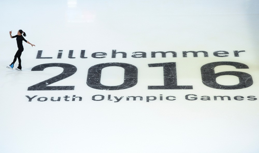 Figure skating training also took place with two days to go until Lillehammer 2016 opens ©YIS/IOC