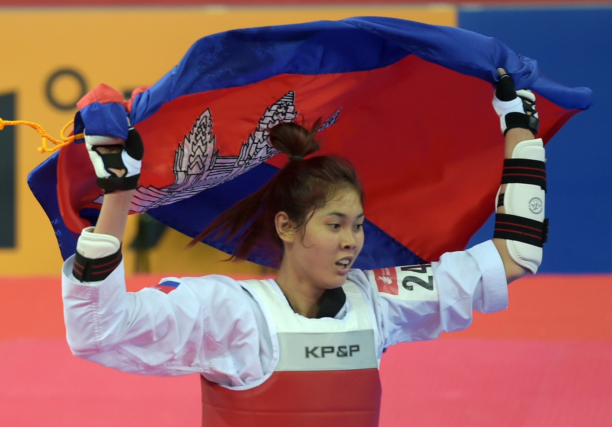 Sorn Seavmey became the first Asian Games champion from Cambodia and also the first athlete from the country to qualify outright for the Olympics ©Getty Images