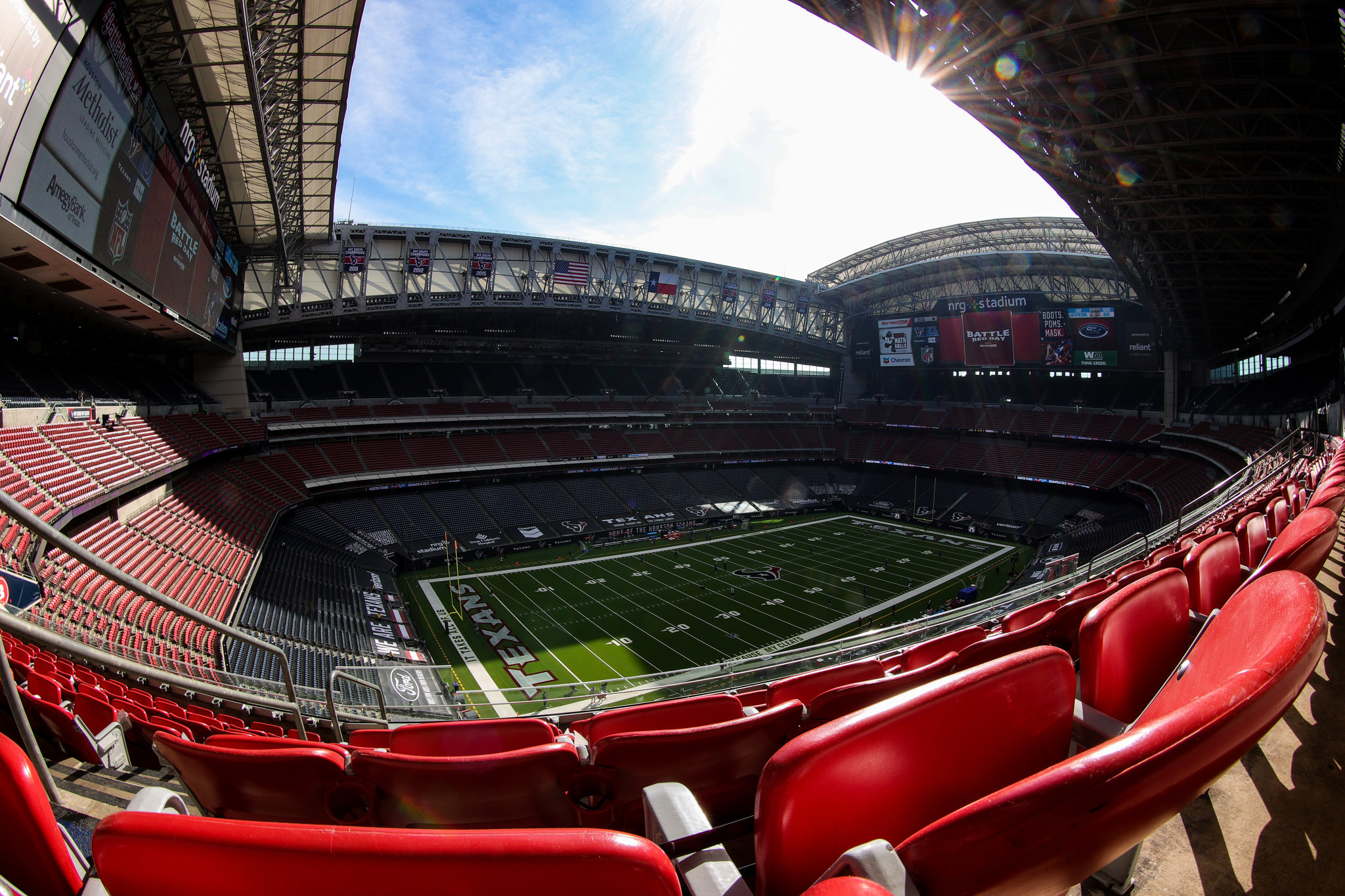 The NRG Stadium holds more than 70,000 spectators and is home to American football team the Houston Texans ©Getty Images