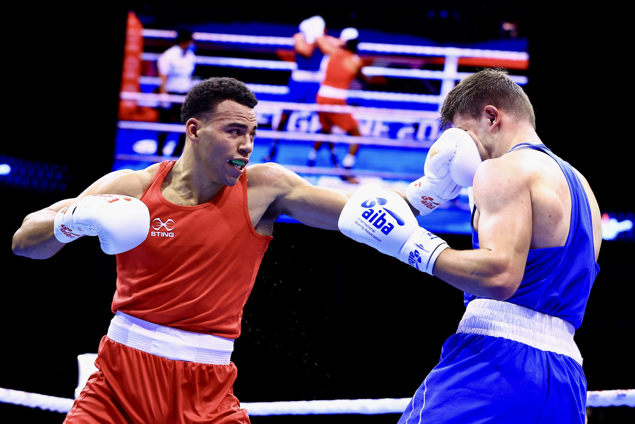Conner Tudsbury defeated Israel's Yan Zak in the under-86kg ©AIBA