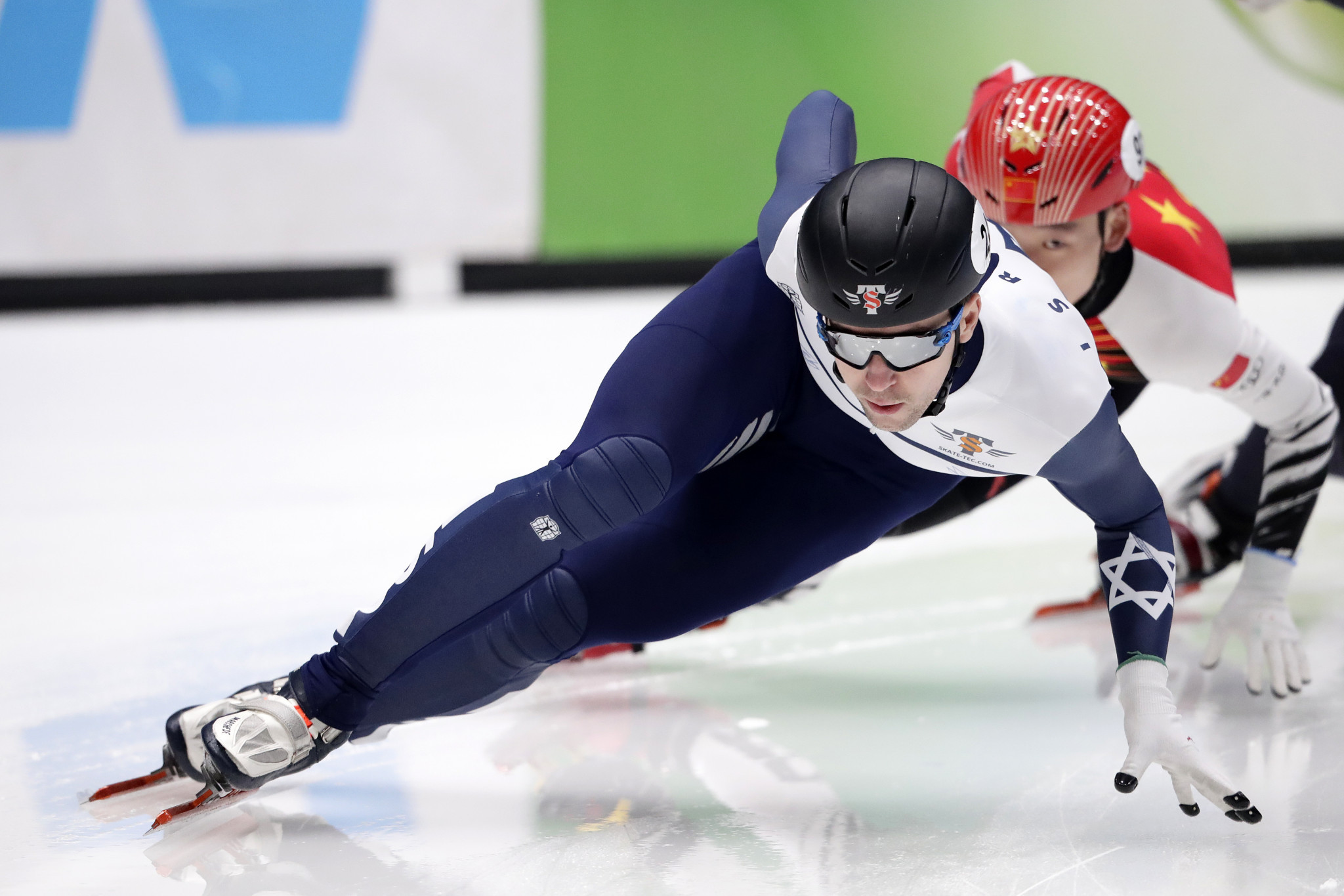 Vladislav Bykanov secured his place in the men's 1500m semi-finals at the ISU Short Track Speed Skating World Cup ©Getty Images