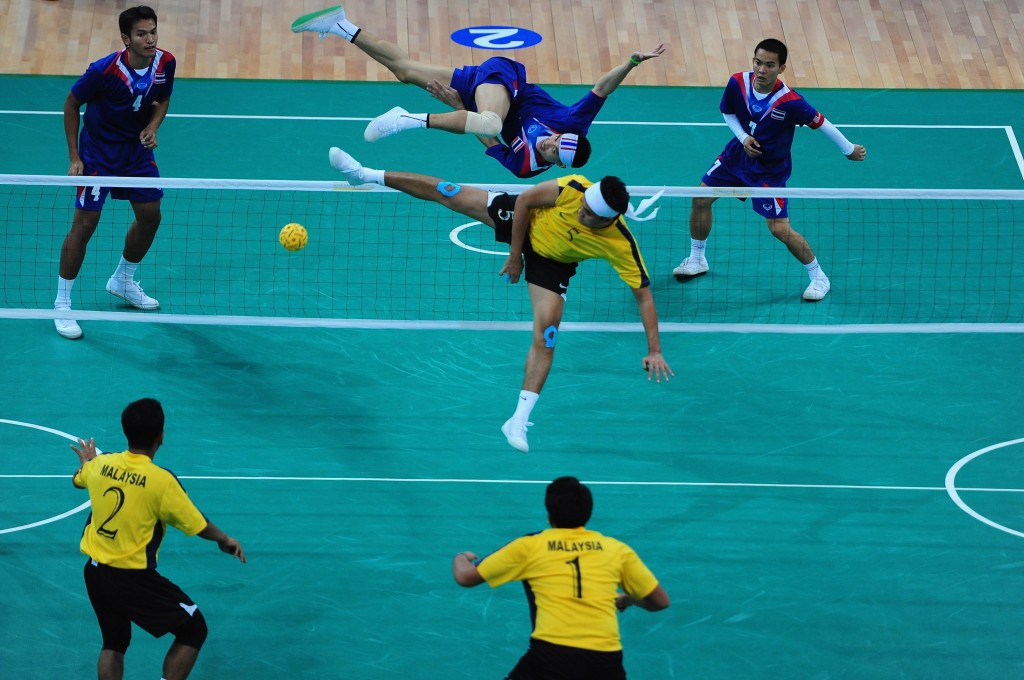 Sepak takraw was one sport from which Malaysian athletes incurred heavy fines at the Asian Games ©AFP/Getty Images