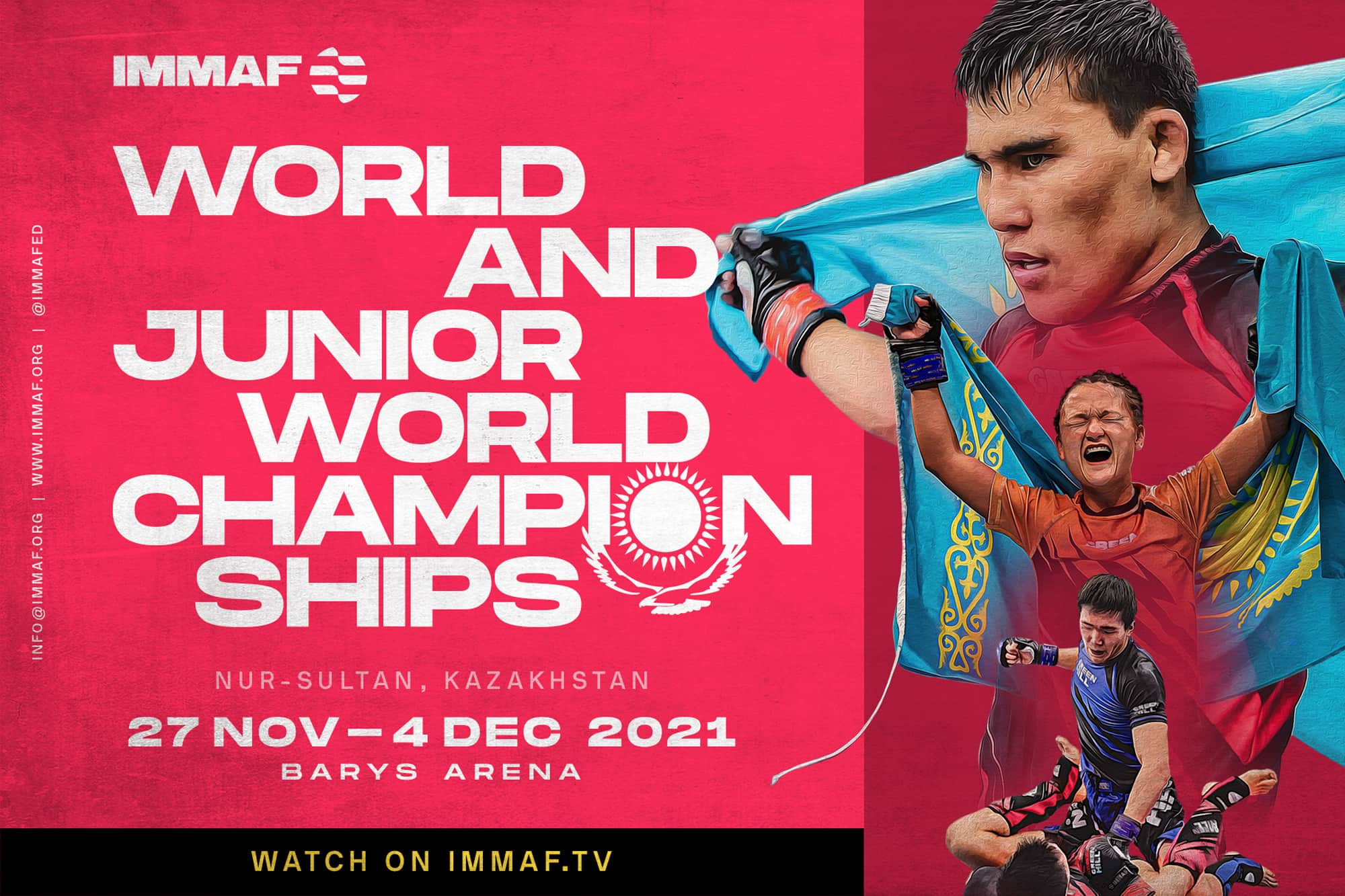 IMMAF has cancelled its World Senior Championships in Kazakhstan due to the coronavirus situation in the country ©IMMAF  