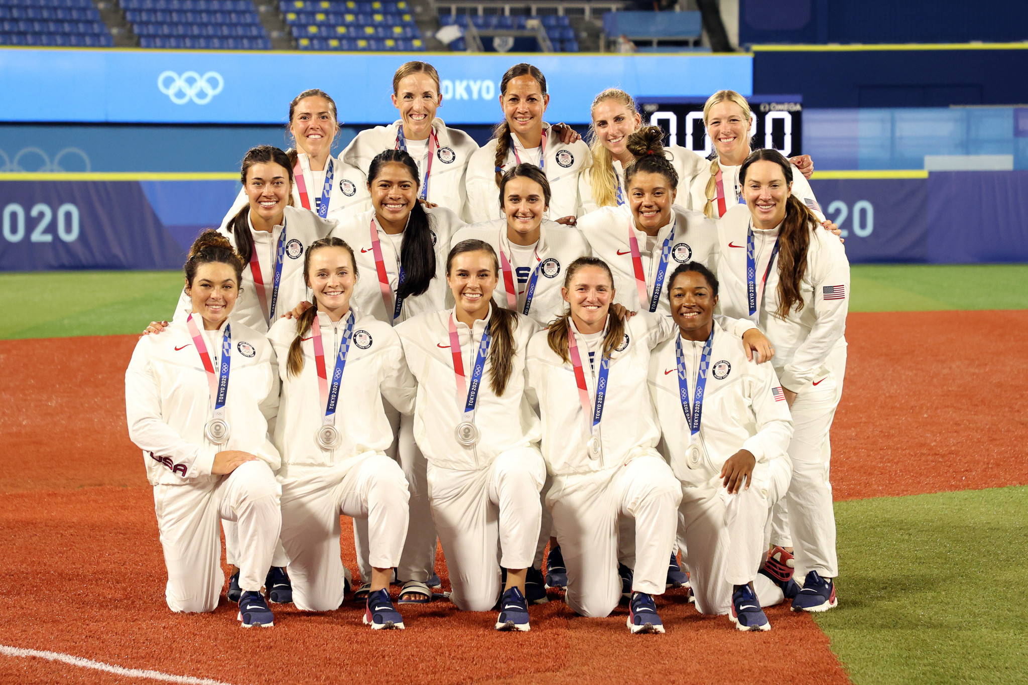 The United States won a silver medal at Tokyo 2020, where Ken Eriksen was head coach ©Getty Images