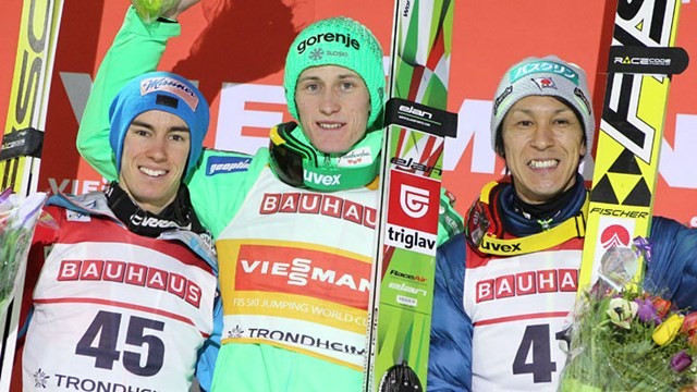 Prevc ties Slovenian record for Ski Jumping World Cup wins after Trondheim triumph