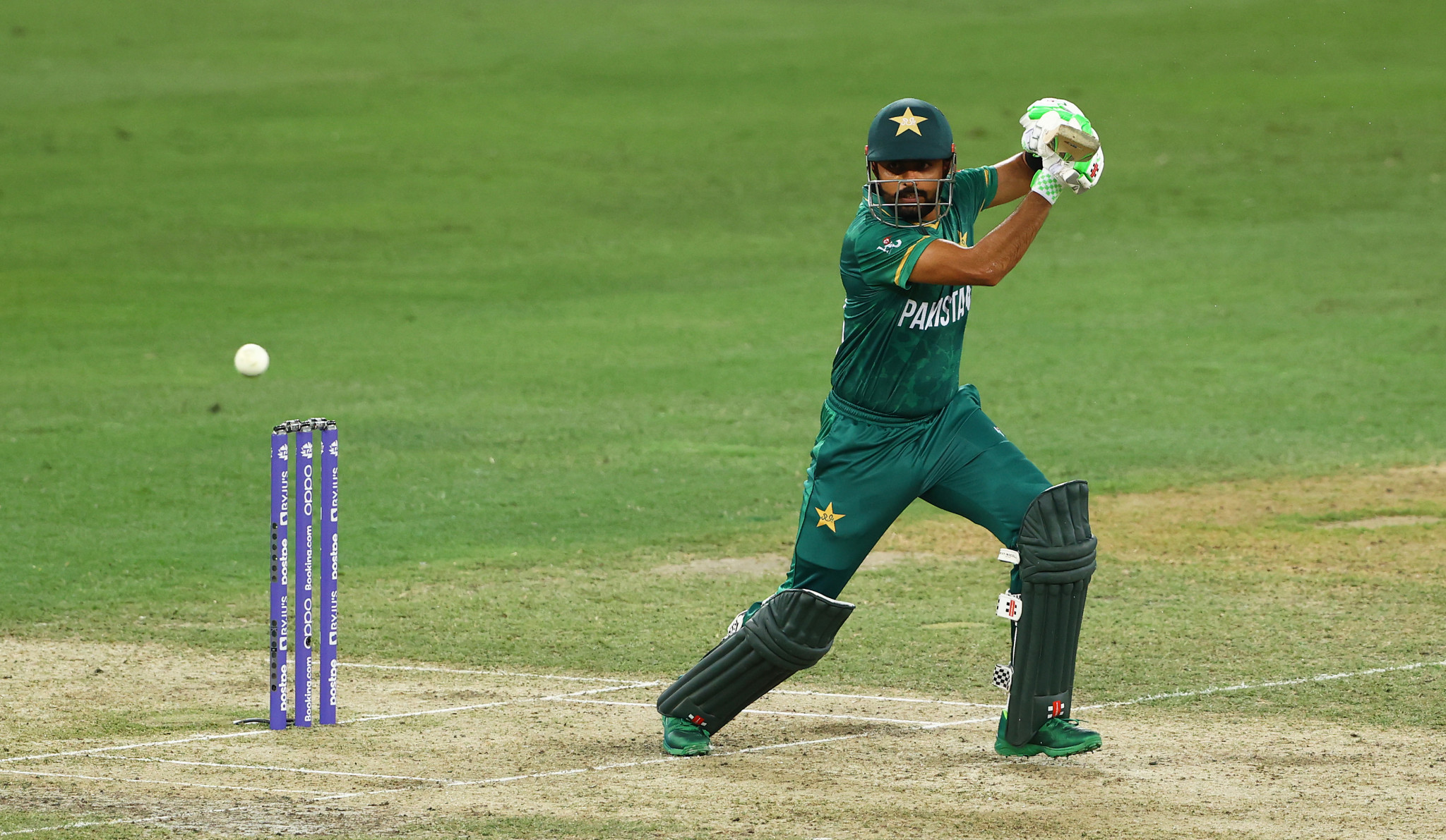 Pakistan captain Babar Azam scored 51 to help his country win by five wickets ©Getty Images 