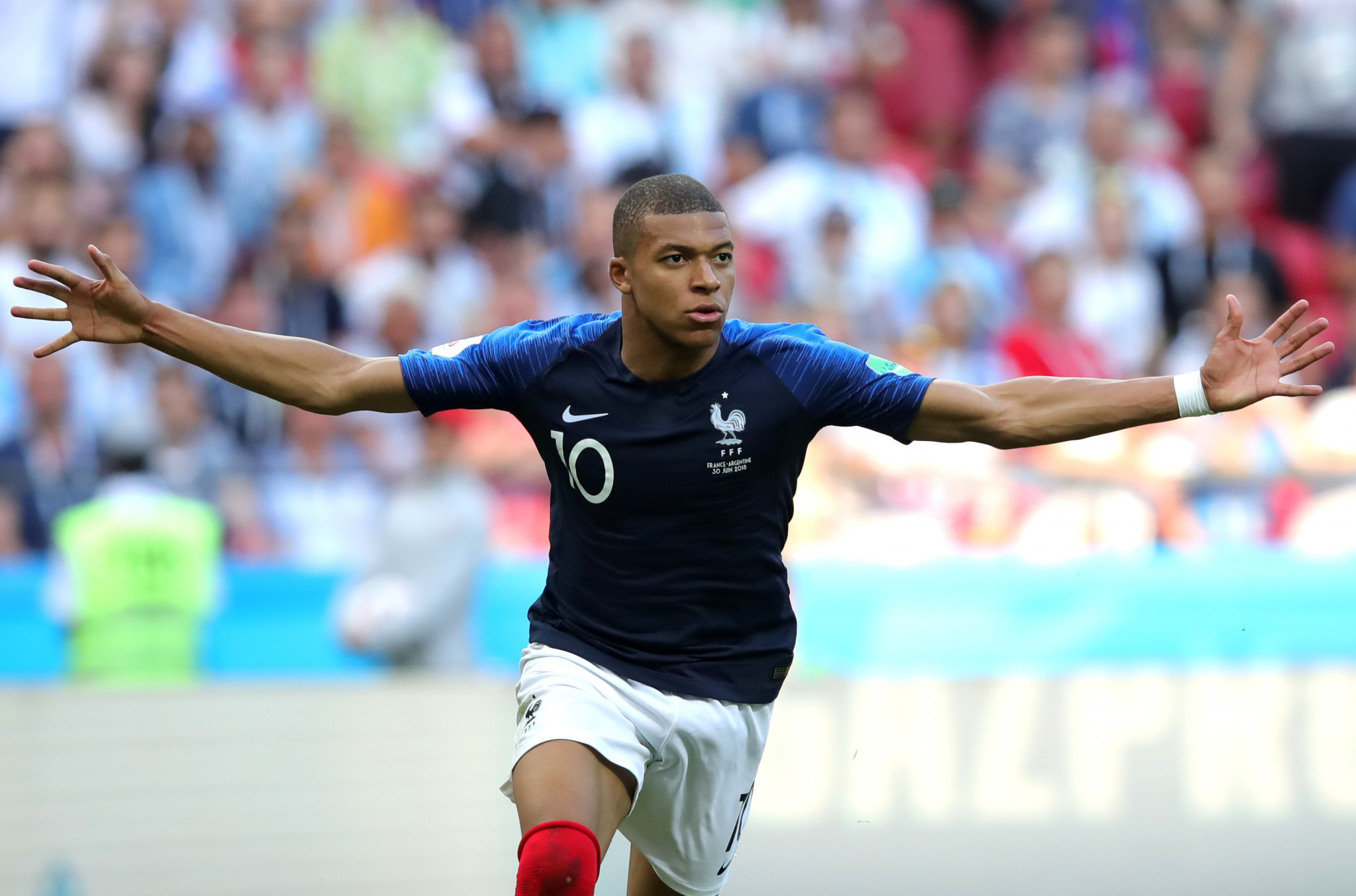 Kylian Mbappé is eager to play for France at the Paris 2024 Olympic Games ©Getty Images
