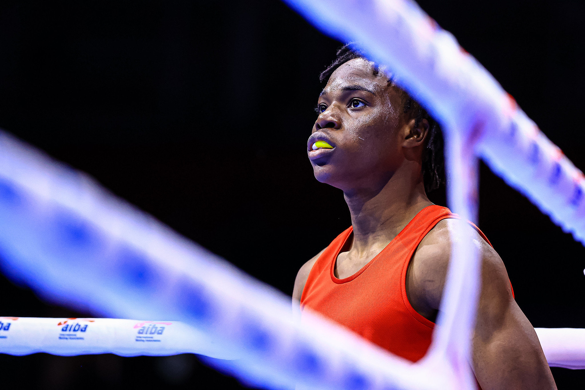 Fawaz Aborode is into the round of 16 at the Men's World Boxing Championships ©AIBA