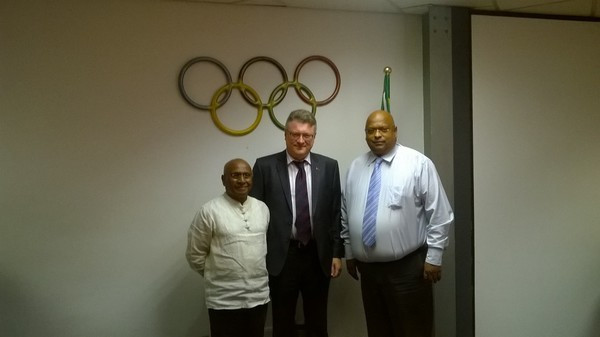 SASCOC held talks with NOC BR over a cooperation agreement ©SASCOC