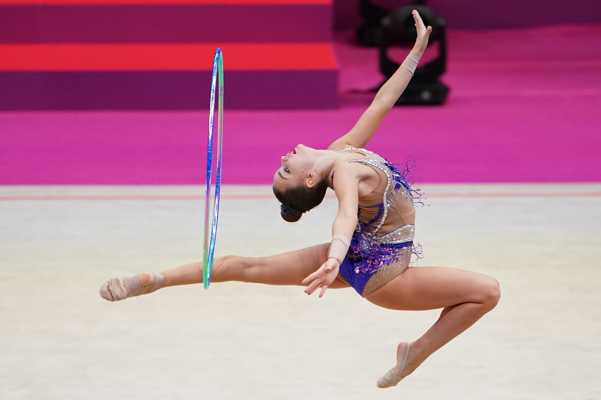 Dina Averina won her fourth consecutive individual all-around gold at the Rhythmic Gymnastics World Championships ©Getty Images