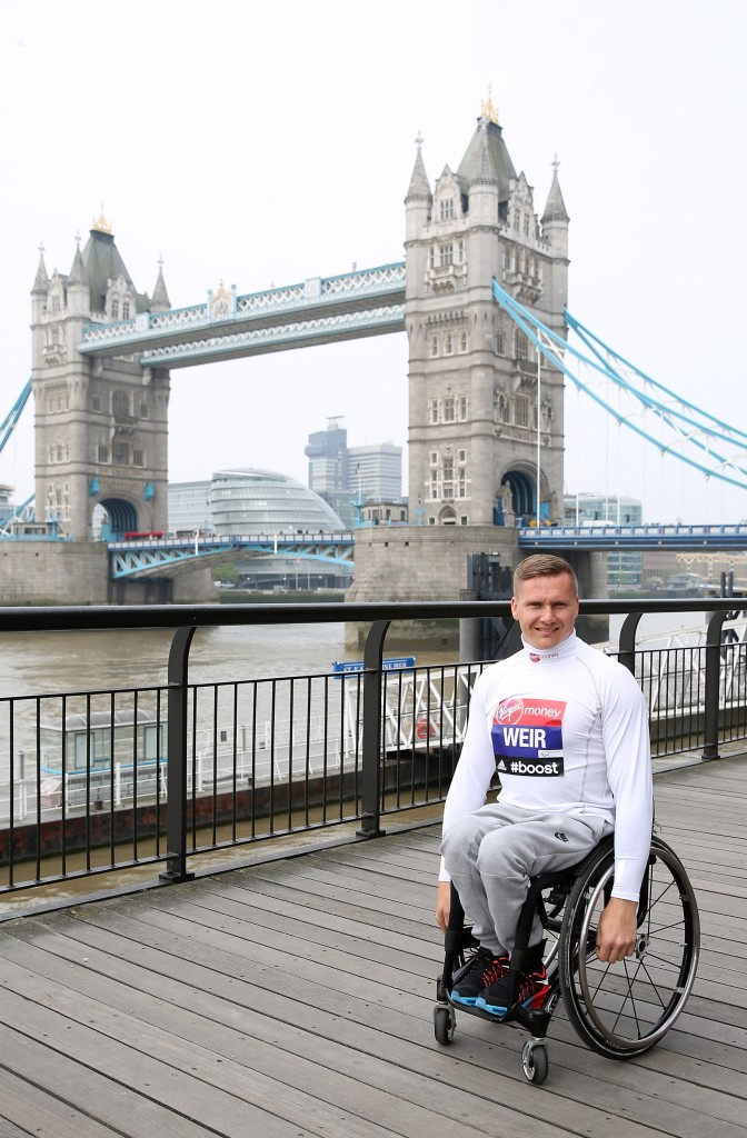 David Weir first competed at the London Marathon in 2000 ©Getty Images