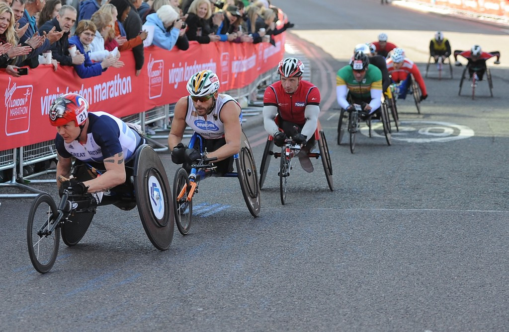 David Weir has won the London Marathon a record eight times ©Getty Images