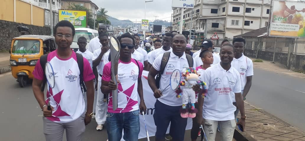 The Queen's Baton Relay was greeted enthusiastically during its visit to Sierra Leone  ©National Olympic Committee of Sierra Leone