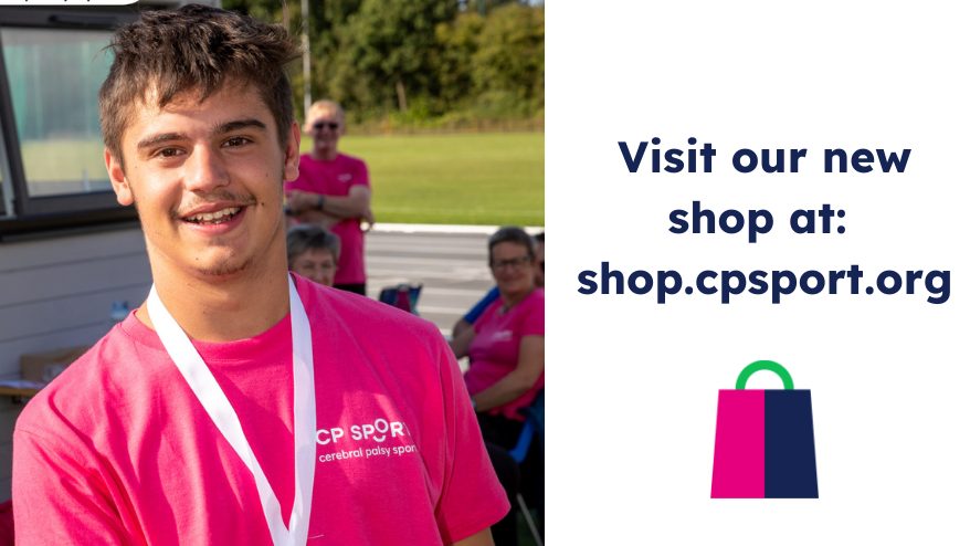 CP Sport open online shop with proceeds to support people with cerebral palsy