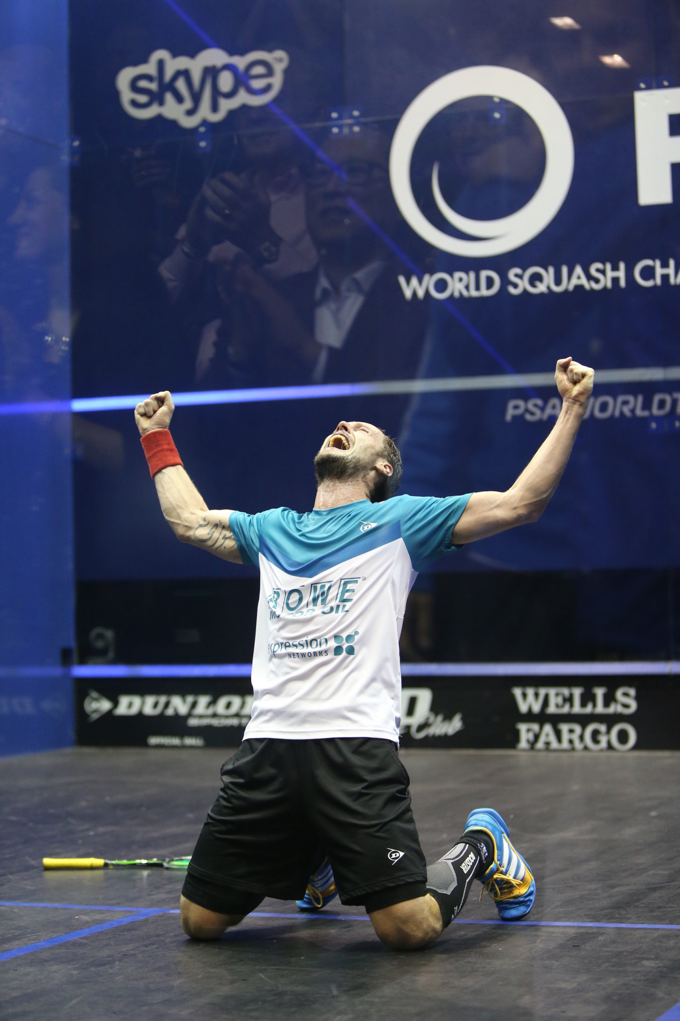 Grégory Gaultier won the PSA World Championship title in 2015 after four consecutive defeats in finals ©Getty Images