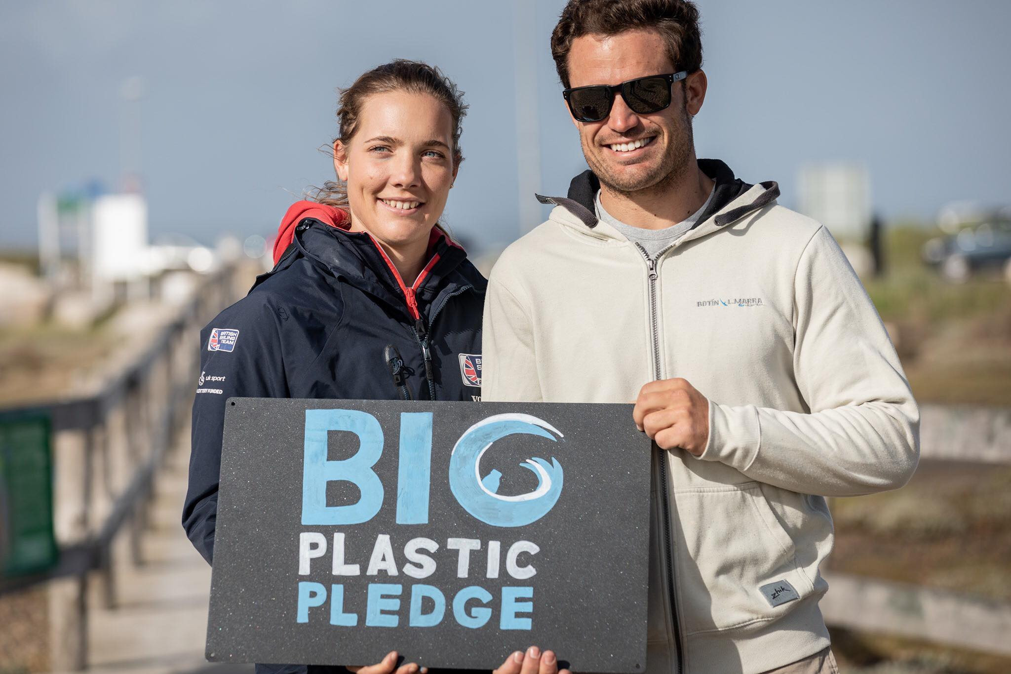 British Olympic sailor Hannah Mills launched the Big Plastic Pledge in 2019, an athlete-driven movement to eliminate the use of single-use plastic within and beyond sport ©BIg Plastic Pledge