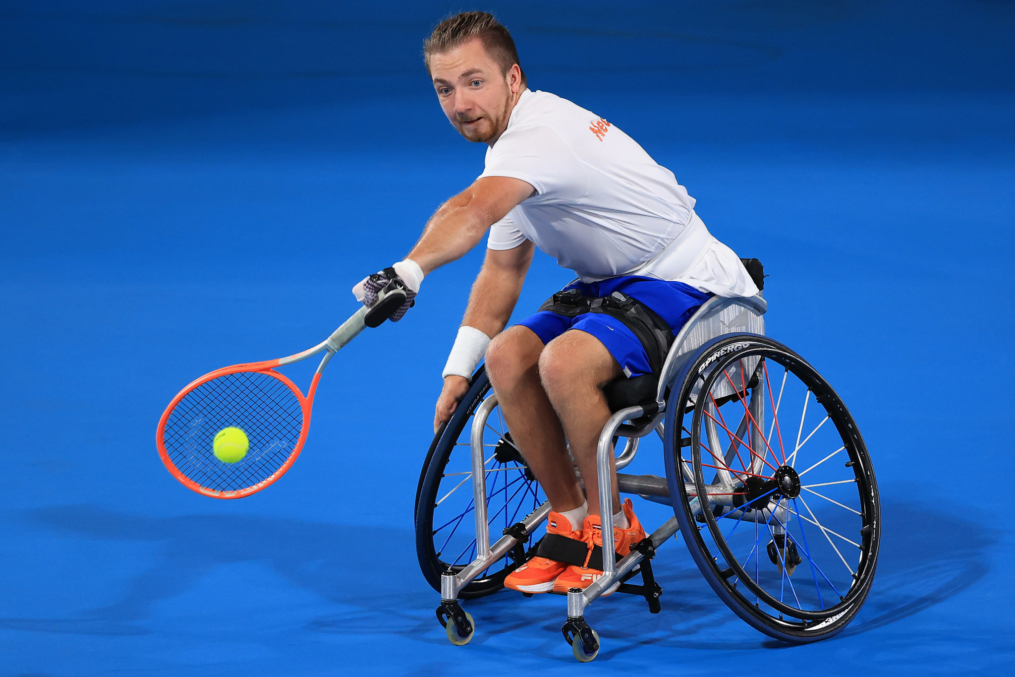 Schroder and Vink top groups after winning second quad singles matches at NEC Wheelchair Masters
