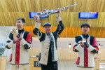 Sidi shoots way to gold on opening day of ISSF Rifle and Pistol World Cup