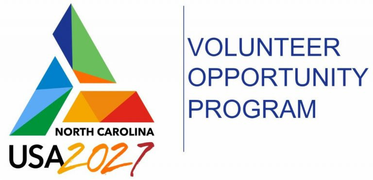 Volunteers can earn points for each hour of volunteering at a Qualifying Championship Event to help them achieve "priority selection" should North Carolina be successful ©North Carolina Bid Committee