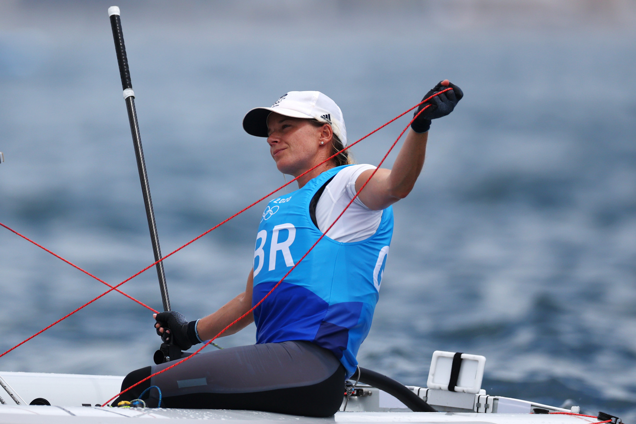 Sailor Hannah Mills has called for more athletes to speak out to influence Governments on climate change ©Getty Images