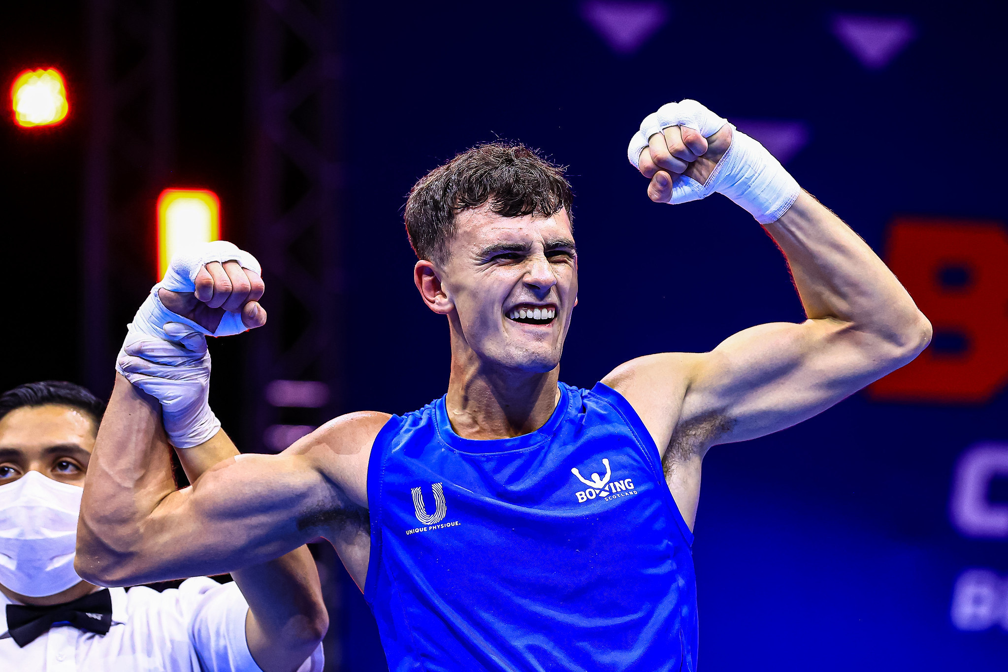 Reese Lynch secured Scotland's first world medal tonight in Belgrade ©AIBA