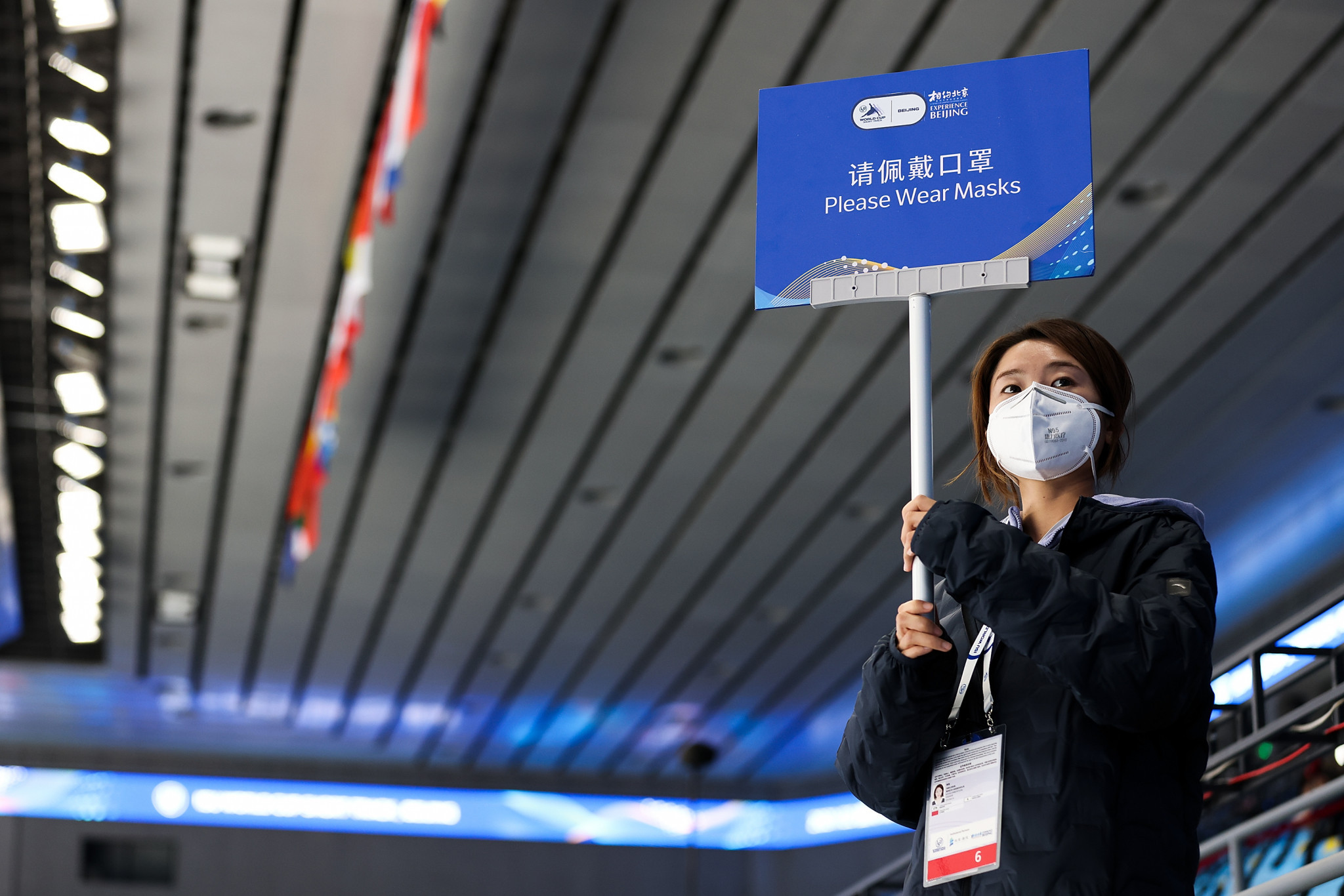 Volunteers have been working at Beijing 2022 test events, and training is expected to be completed by the end of the year ©Getty Images
