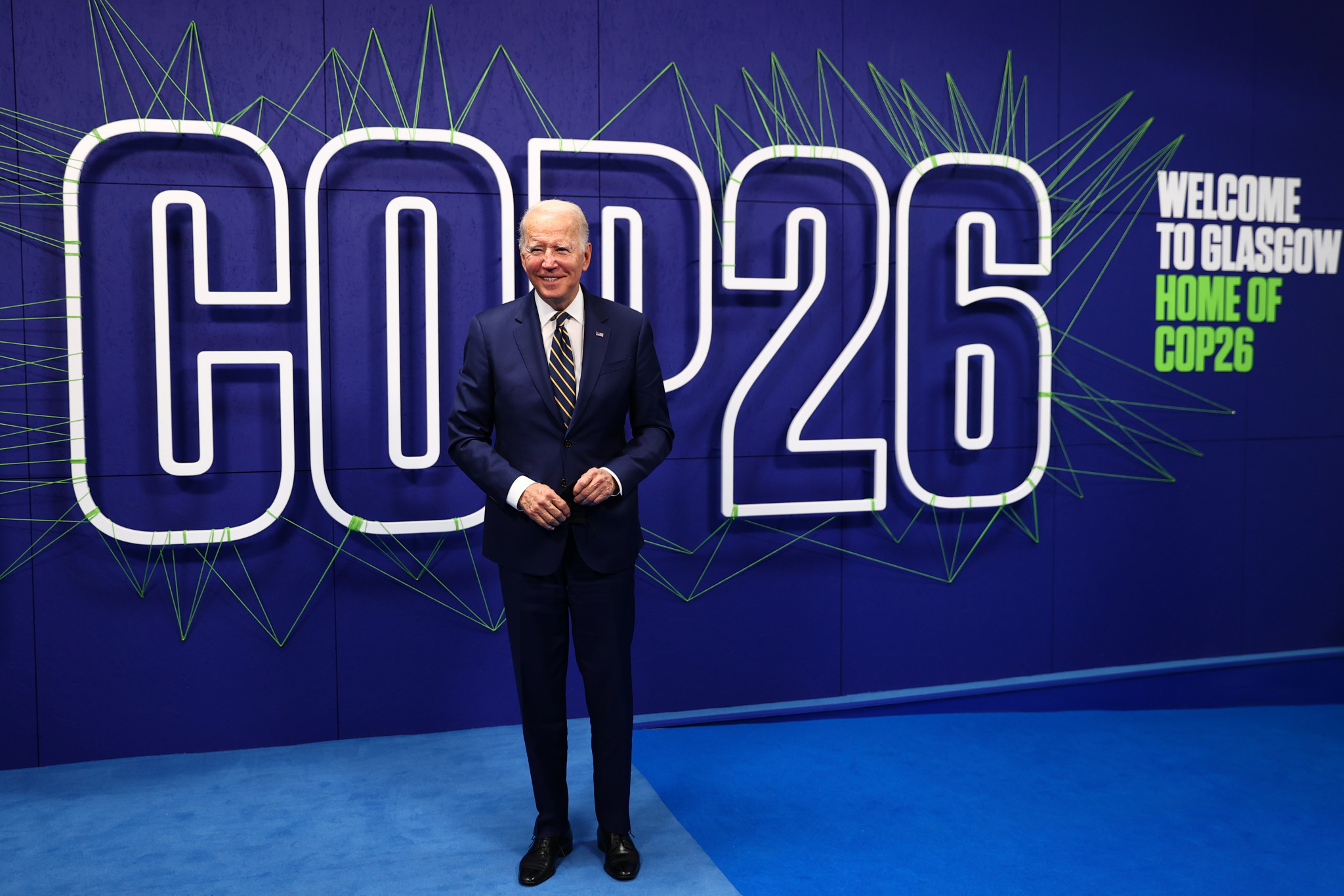 British Olympic gold medallist gold medallist has warned Joe Biden and world leaders meeting at COP26 they need to tackle the climate change crisis seriously ©Getty Images