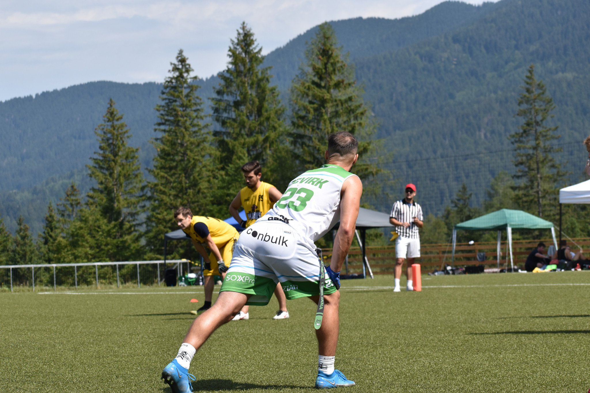 The IFAF has partnered with Play It Green ©IFAF/Ljubljana Frogs