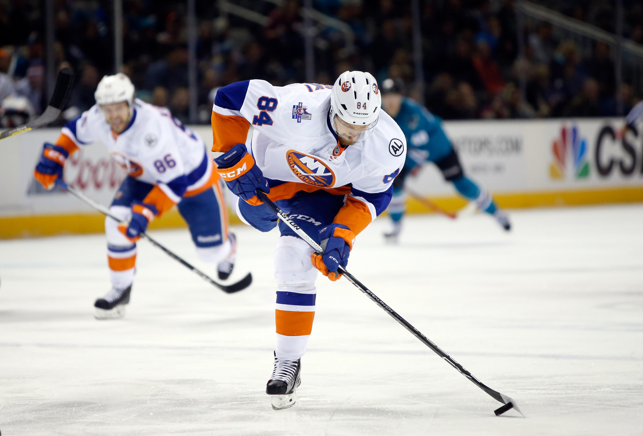 Mikhail Grabovski spent 10 years playing in the NHL, including for the New York Islanders, before returning home to Belarus ©Getty Images