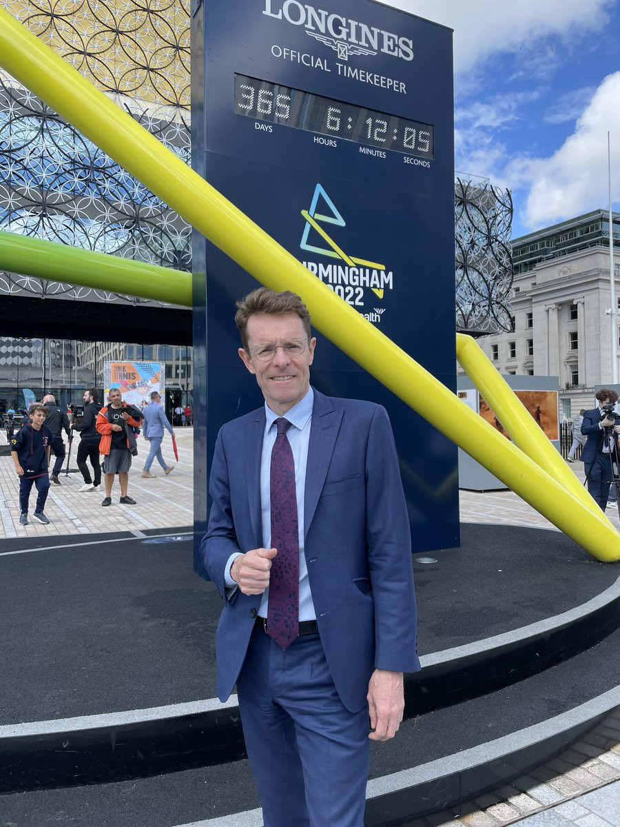 West Midlands Mayor Andy Street said the onus was on the Australian Government to find a solution for the 2026 Commonwealth Games ©Birmingham 2022