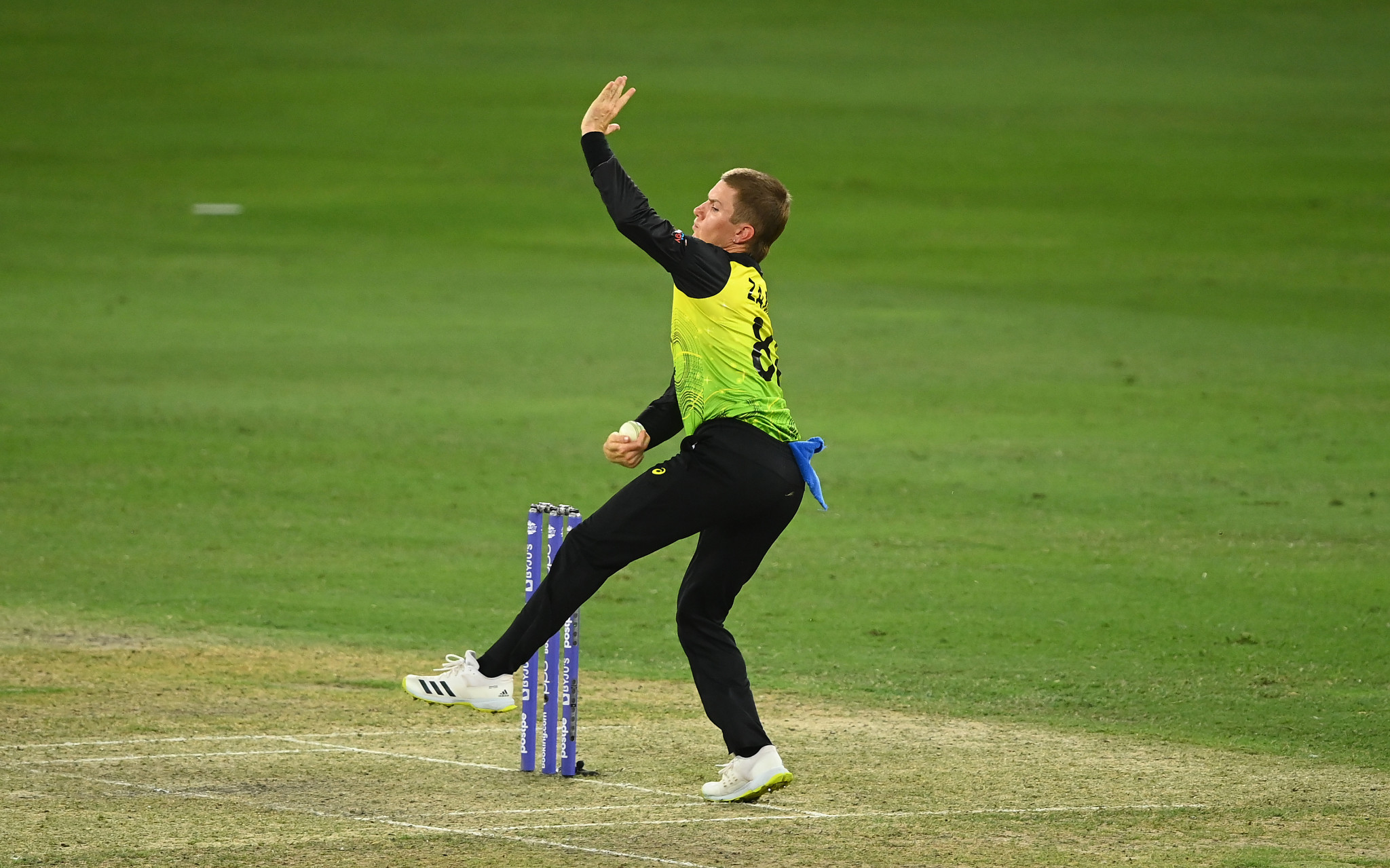 Adam Zampa registered the best bowling performance of his career with five wickets for 19 runs against Bangladesh ©Getty Images