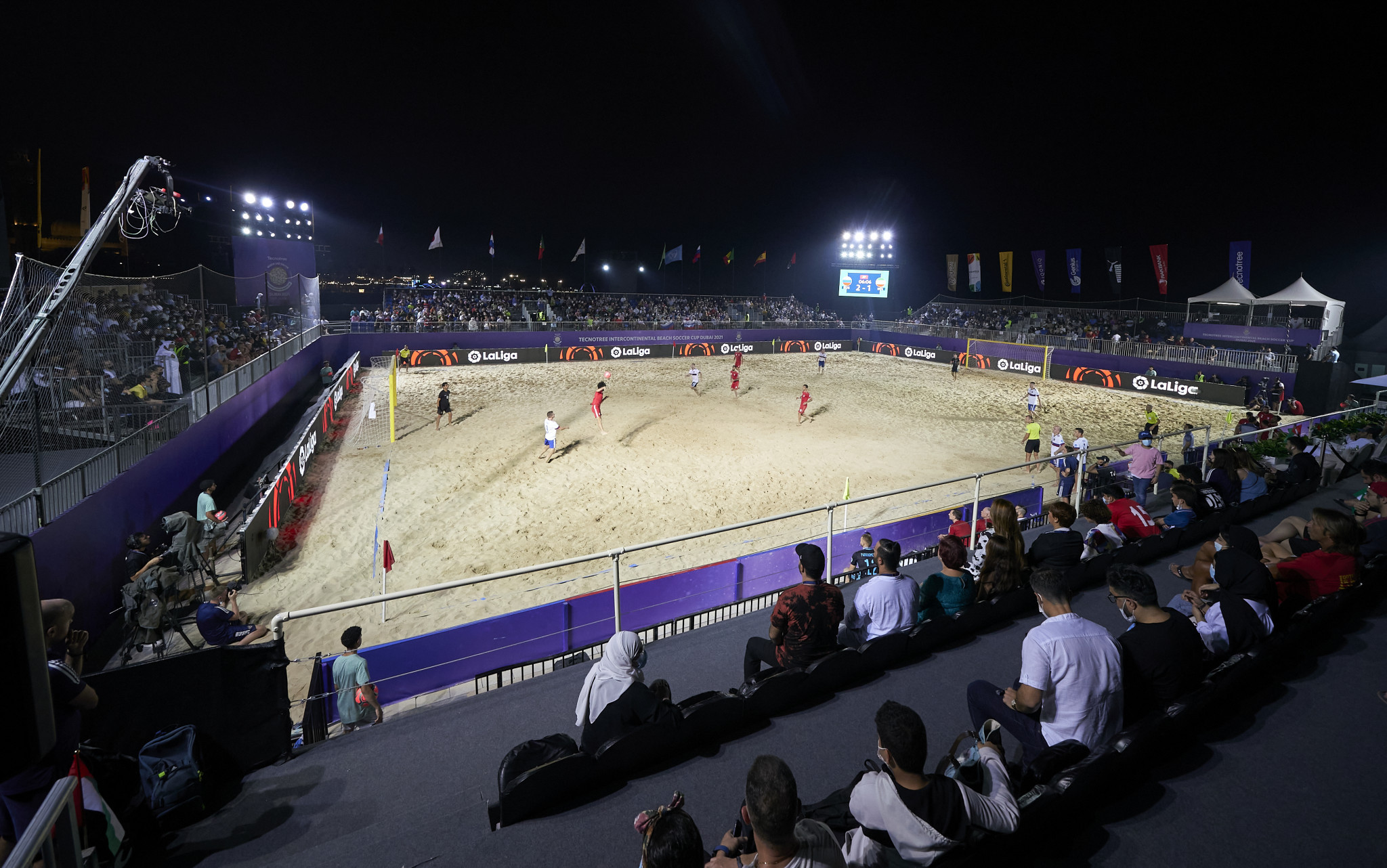 Senegal, Russia, Portugal and Iran have progressed to the Intercontinental Beach Soccer Cup semi-finals ©Getty Images