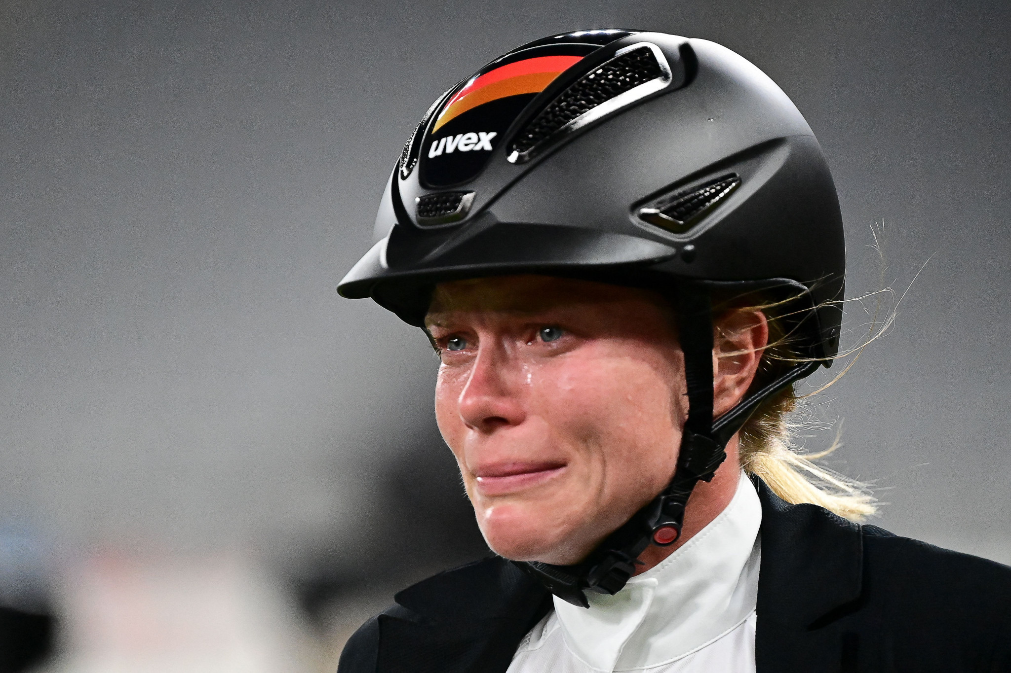 The debate regarding riding's future in the sport followed Annika Schleu's exit at Tokyo 2020 after her horse, Saint-Boy, refused to jump and coach Kim Raisner was sent home for punching for the horse ©Getty Images