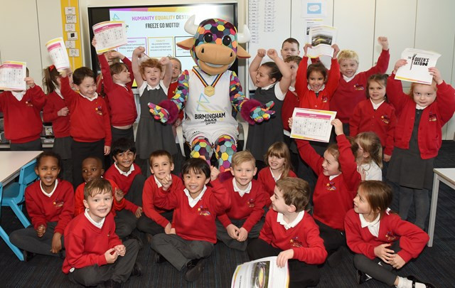 Birmingham 2022 has opened a Queen's Baton Relay-focused educational programme, rolled out to primary school children in the city ©Birmingham 2022