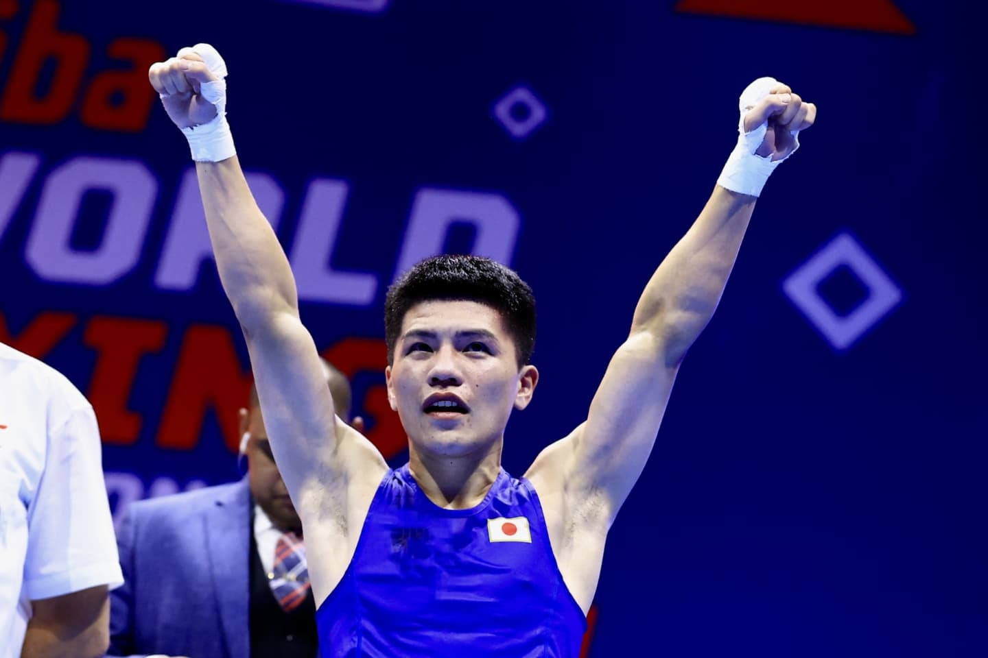 Tomoya Tsuboi claimed a historic gold today for Japan ©AIBA