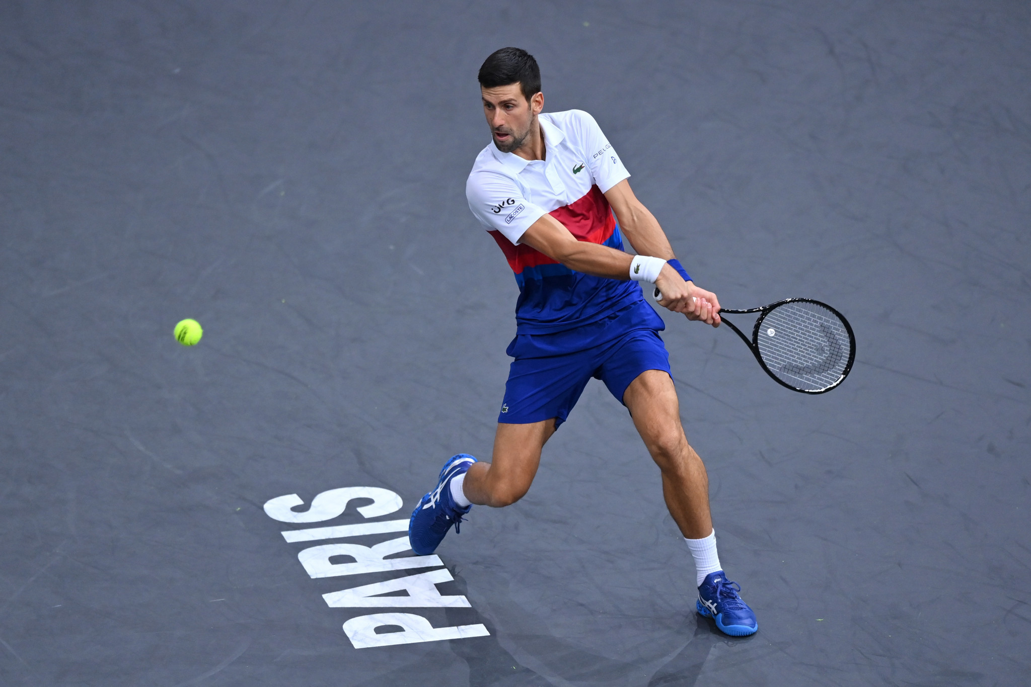 Novak Djokovic has made it to the semi-final of the Paris Masters with a win against Taylor Fritz ©Getty Images