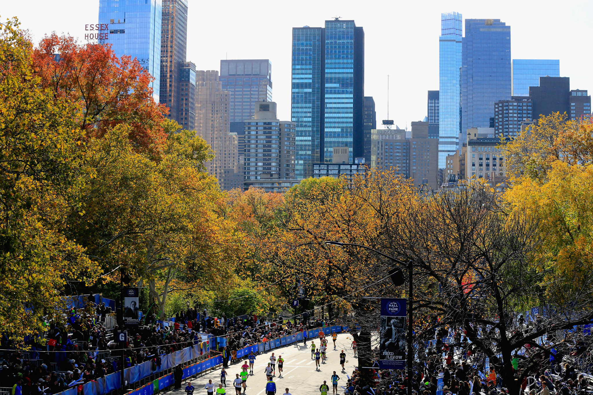 Central Park in New York City will serve as the finish for the Marathon, although runners' families will not be permitted to gather as part of a series of COVID-19 countermeasures ©Getty Images