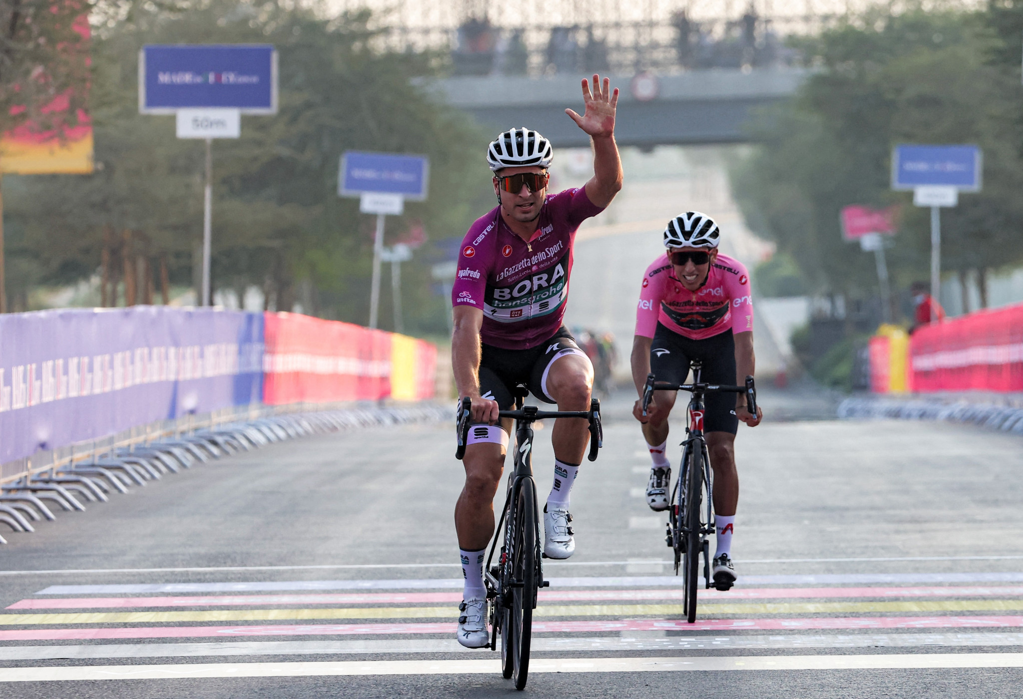 Peter Sagan triumphed at the Giro d'Italia Criterium in Dubai  ©Getty Images