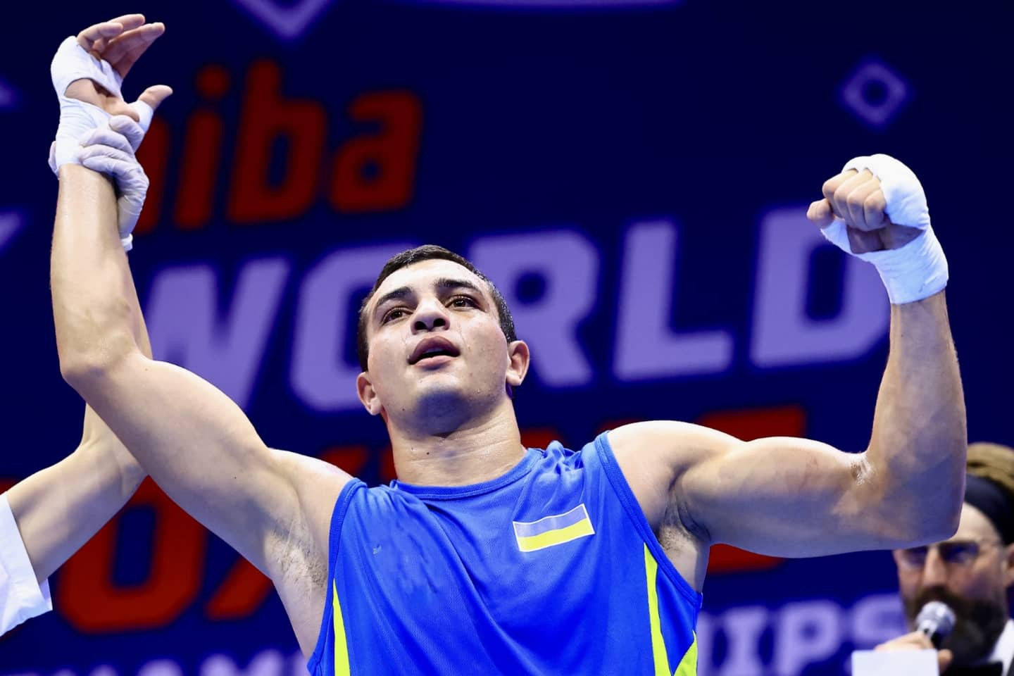 Ukrainian Yurii Zakharieiev claimed gold in the under-71kg ©AIBA