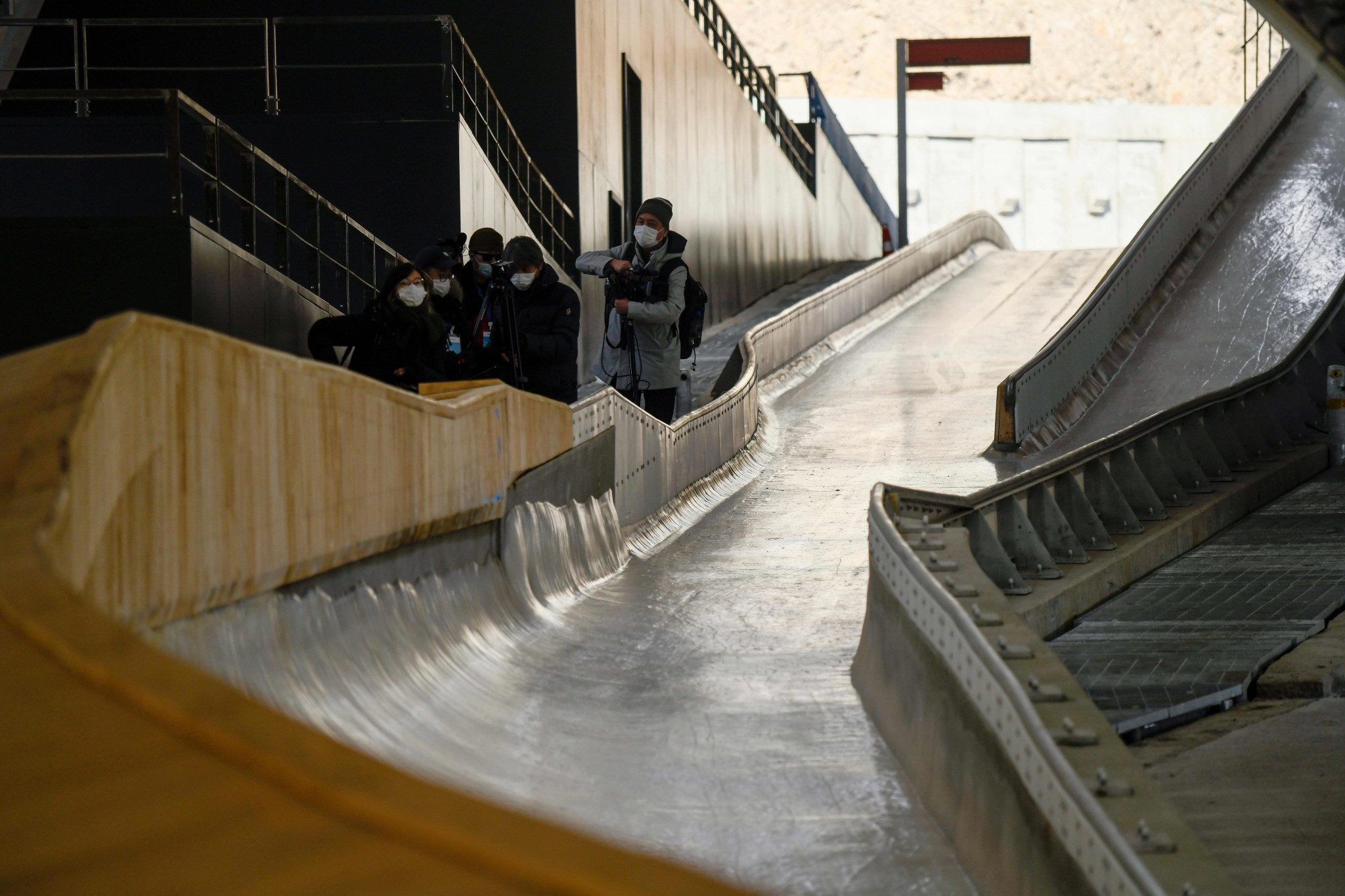 Luge athletes have travelled to the Yanqing National Sliding Center as part of preparations for Beijing 2022 ©Getty Images 