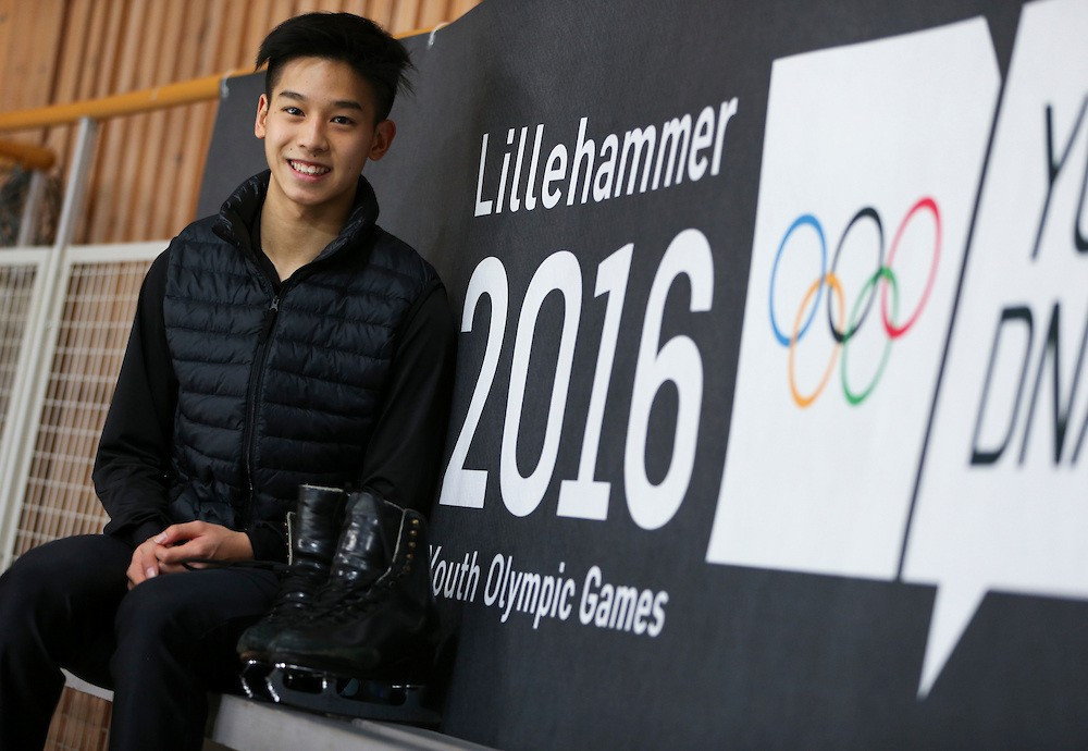 Chew Kai Xiang is Malaysia's sole representative at Lillehammer 2016 ©YIS/IOC