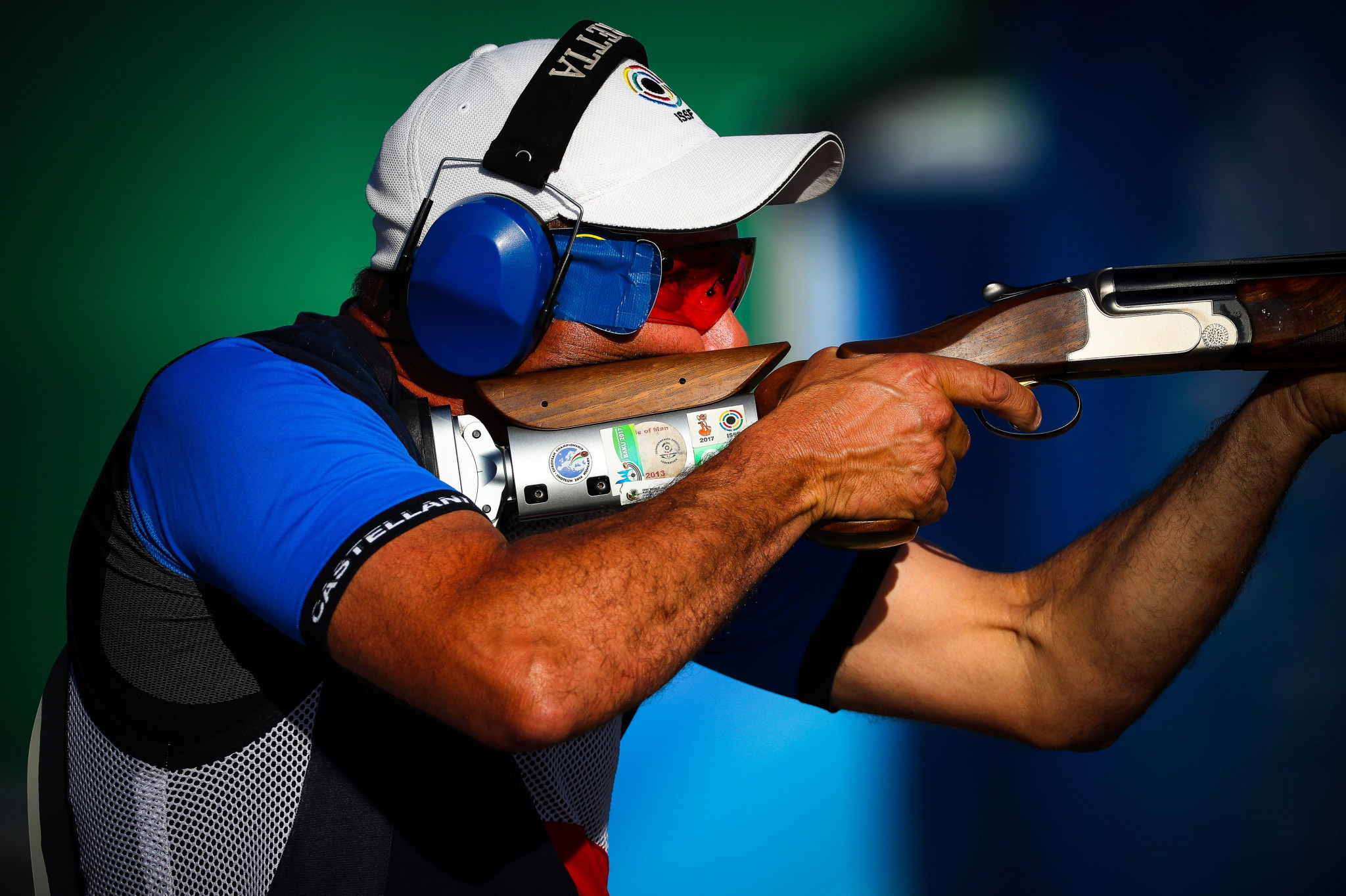 Brian Galea continued Malta's medal success in shooting at Gold Coast 2018, but the sport has been dropped from the Birmingham programme ©Getty Images 