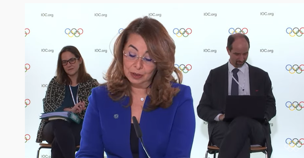 Ghada Waly, executive director of the United Nations Office on Drugs and Crime, has hailed the renewal of a Memorandum of Understanding with the International Olympic Committee ©YouTube