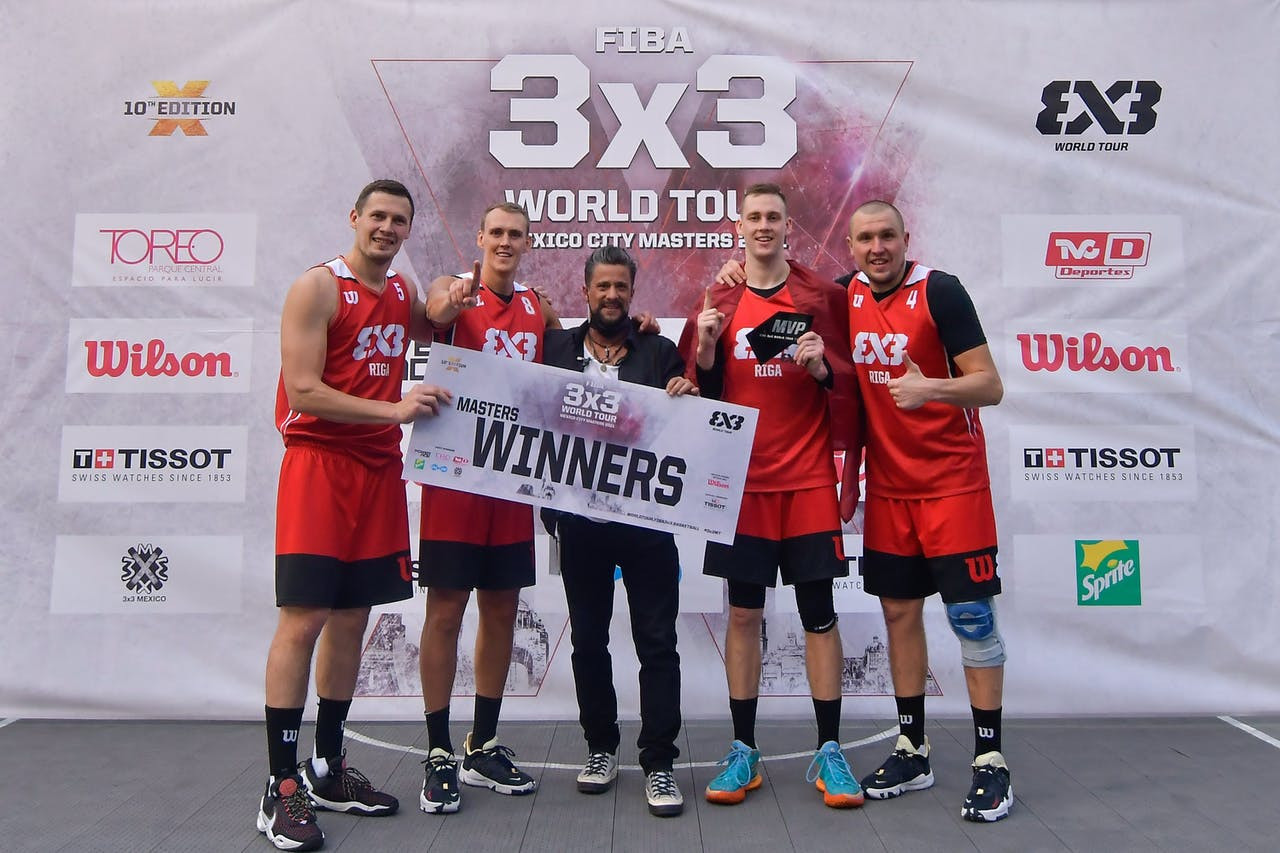 Riga beat San Juan PCI Group 21-15 to win the FIBA 3x3 World Tour Mexico City Masters ©Getty Images