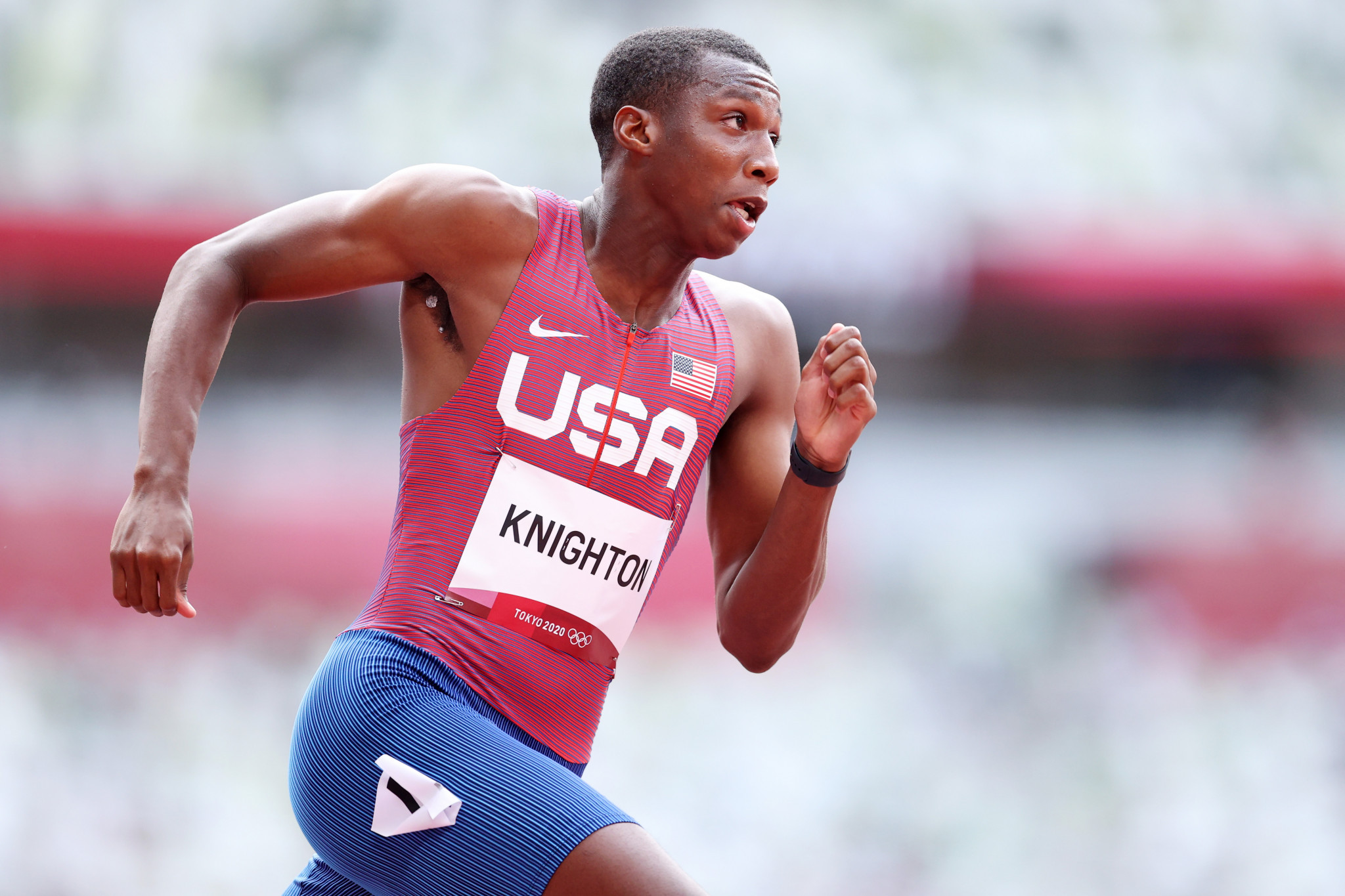 United States sprinter Erriyon Knighton, who broke Usain Bolt's world under-20 record in the 200m, heads the shortlist for the World Athletics Male Rising Star Award ©Getty Images
