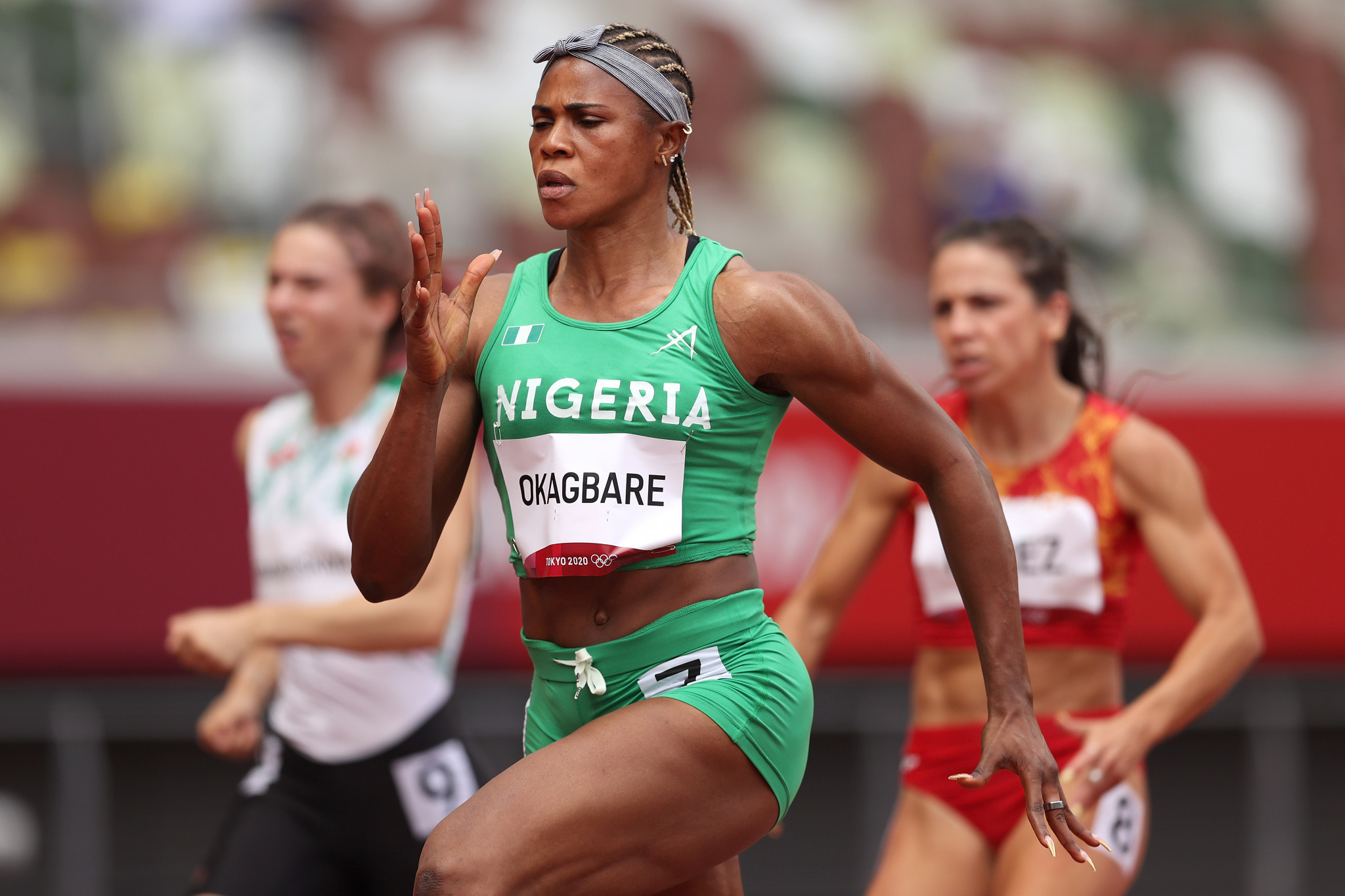 The Athletics Federation of Nigeria has denied allegations it abandoned Blessing Okagbare at Tokyo 2020 ©Getty Images